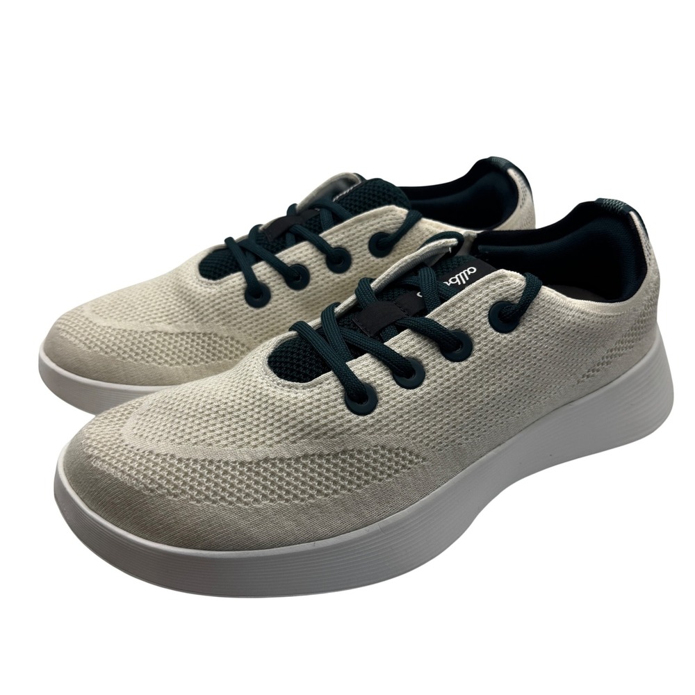 Allbirds Tree Runner Go Utility Cream Green Mesh Running Shoes Women's 11